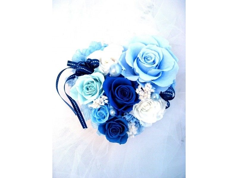 [Kanagawa/Yokohama] First-time visitors will also receive support! Blooming heart arrangements with preserved flowers ♪の紹介画像