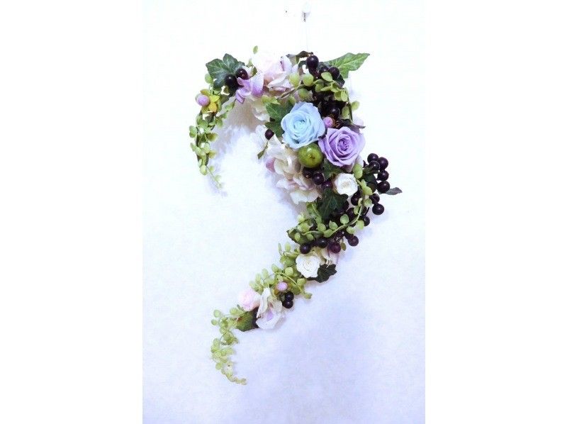 [Kanagawa/Yokohama] Swag! Support is provided for beginners! Preserved flower wall arrangements ♪ Also recommended as gifts!の紹介画像