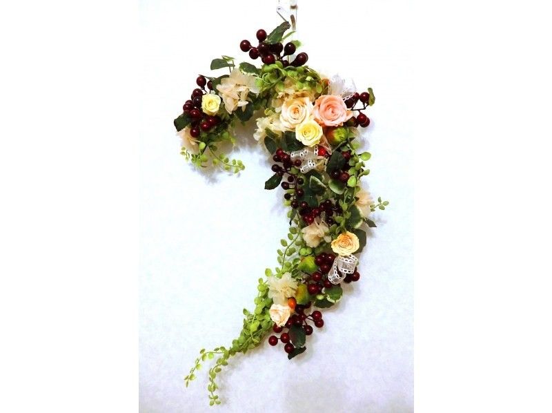 [Kanagawa/Yokohama] Swag! Support is provided for beginners! Preserved flower wall arrangements ♪ Also recommended as gifts!の紹介画像