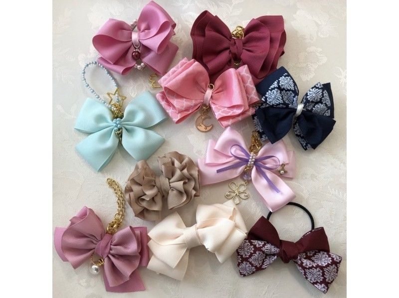 [Kanagawa/Yokohama] First-timers will also receive support! Choose your favorite ribbon and create accessories and charms!の紹介画像