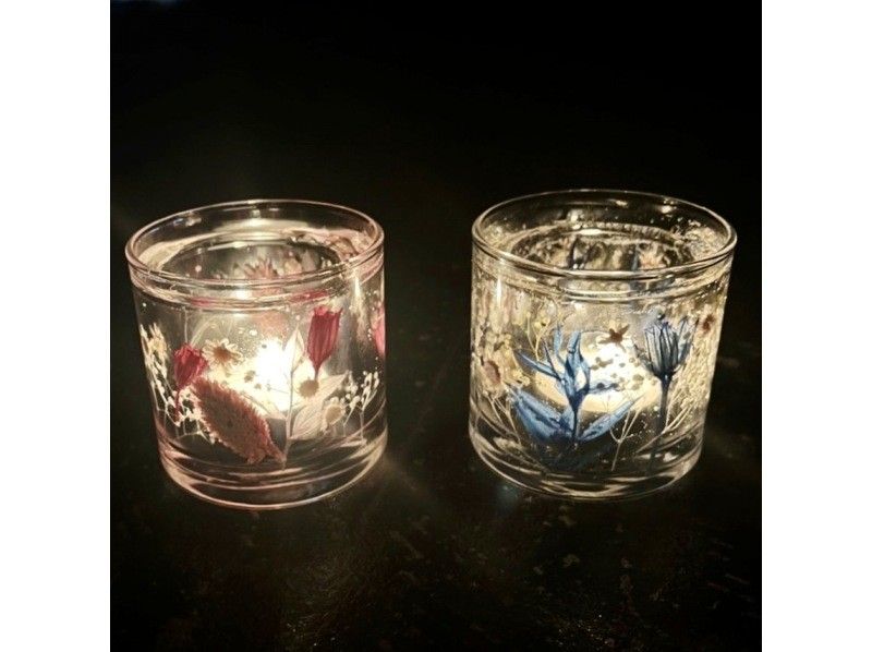 [沖繩浦添市]植物燭台工作坊/凝膠蠟燭製作沖繩の紹介画像