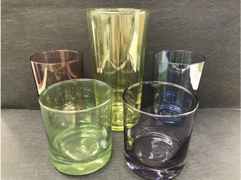 [Asakusabashi 1 minute] Sand-scraped glass crafts-Engrave your favorite pictures and letters on colorful glasses! You can take it home immediately! Perfect for dates and girls' associationsの紹介画像