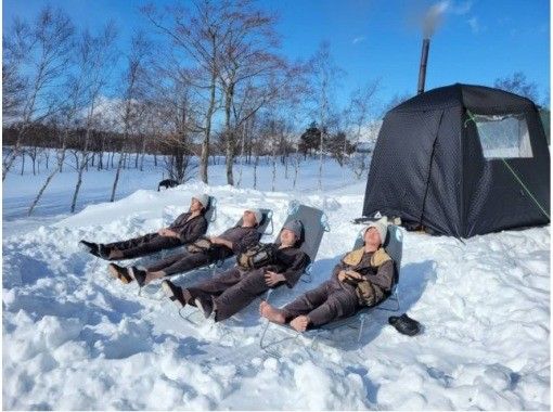 北海道・北広島】雪の中でととのう冬のテントサウナ「SNOWY」好評