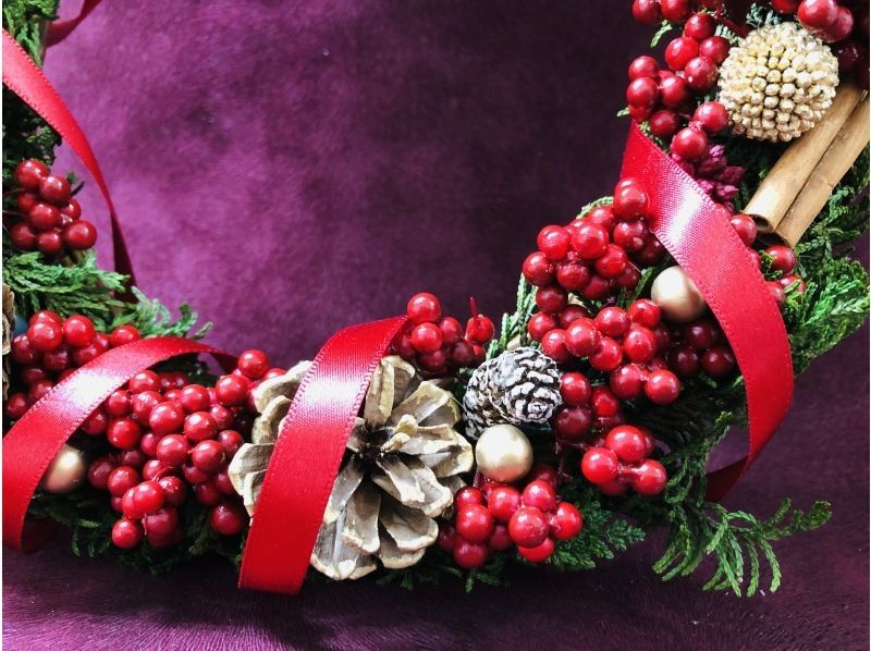 今年は手作り！クリスマスリース作り体験♪の紹介画像