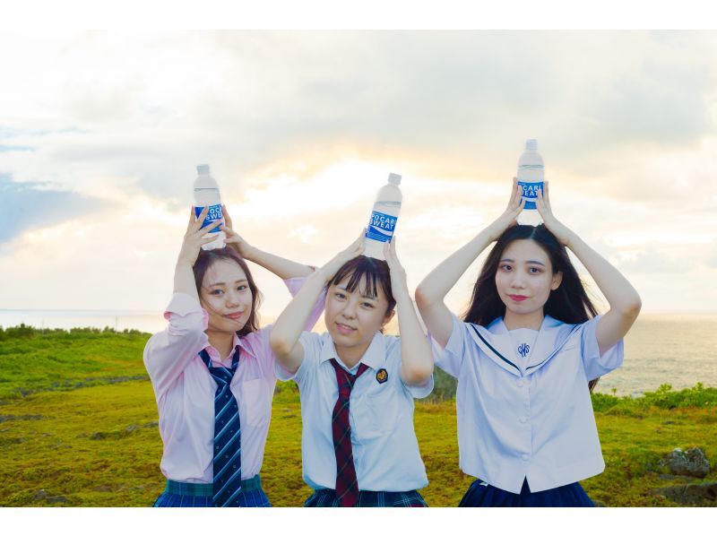 ＜沖縄・読谷　残波＞選べるフォトツアー＊サプライズ,プロポーズ、家族写真をドローン、ムービー入れながらの紹介画像