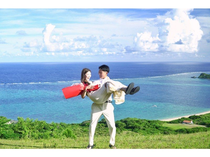 ☆キャンペーン開催中☆石垣島マリンウェディングフォト★1組限定・完全オーダーメイド★（写真は全データカット枚数無制限☆プレゼント） の紹介画像