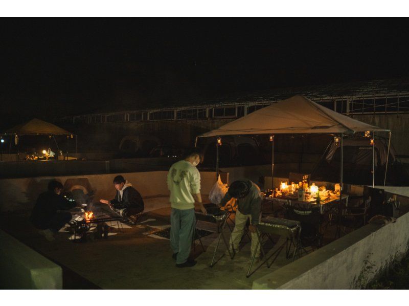 [Starry sky camp / overnight stay] Awaji Island, a space where you can easily BBQ and immerse yourself in a bonfire while watching the stars. Enjoy an extraordinary space in an unexplored area surrounded by natureの紹介画像