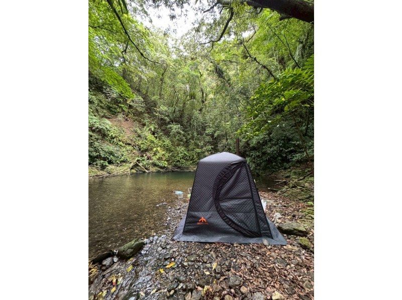 【奄美大島】奄美ブルーの海や川でテントサウナ（120分）日本製テントサウナ・ジオサーマ使用★口コミ投稿で撮影データ無料プレゼント★の紹介画像