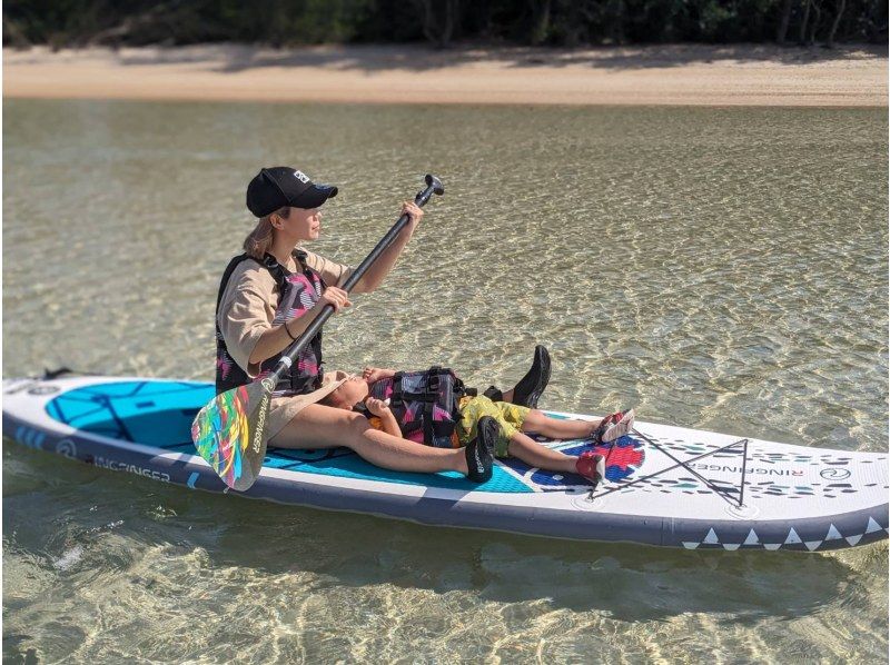 【沖縄・石垣島】SUP2時間ツアー！ホテル送迎OK!当日直前予約OK!写真・動画プレゼント!3歳からでも参加出来ます！の紹介画像