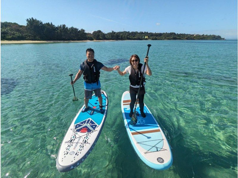 【沖縄・石垣島】SUP2時間ツアー！ホテル送迎OK!当日直前予約OK!写真・動画プレゼント!3歳からでも参加出来ます！の紹介画像