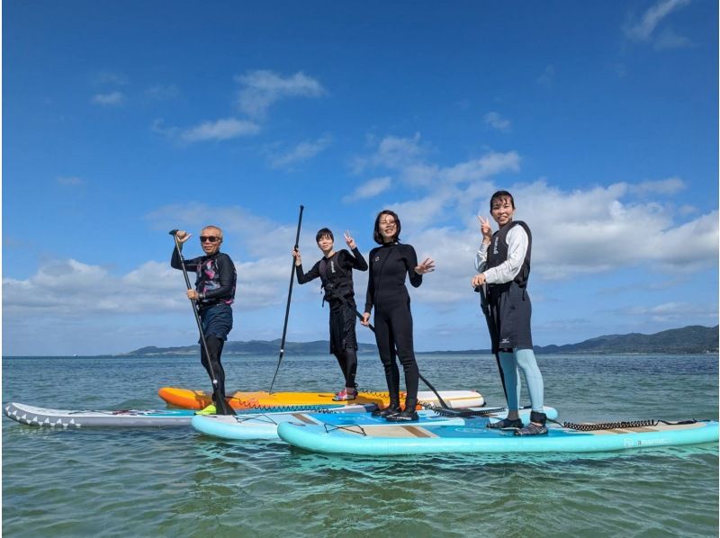 【沖縄・石垣島】SUP2時間ツアー！ホテル送迎OK!当日直前予約OK!写真・動画プレゼント!3歳からでも参加出来ます！の紹介画像