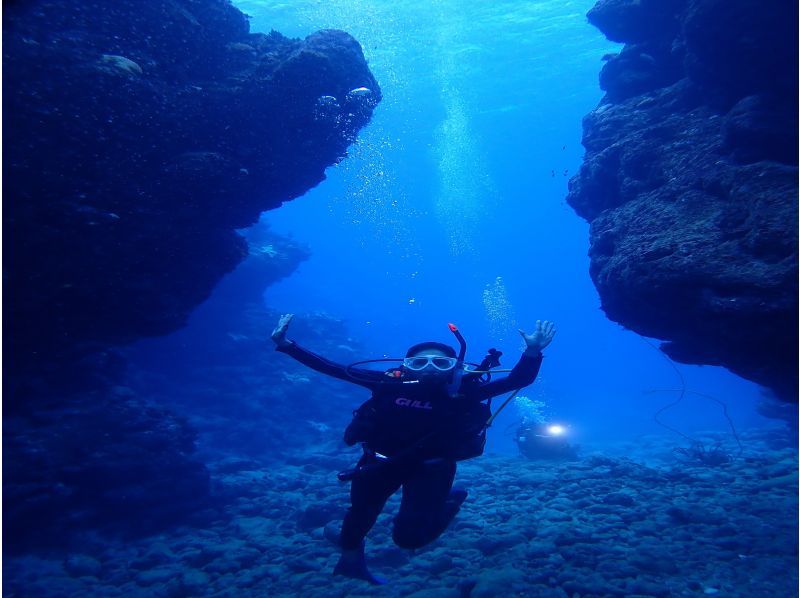 [Ishigaki Island / Kabira Bay] Half-day fun diving course (license required) Enjoy sea turtles, manta rays, and dynamic terrain!の紹介画像