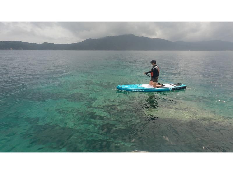 Gokuraku Jodo SUP Jodogahama, Miyako City, Iwate Prefecture SUP experience - Suitable for beginners to advanced riders. Parent-child SUP is also available for children. Cruising the beautiful and crystal clear sea.の紹介画像