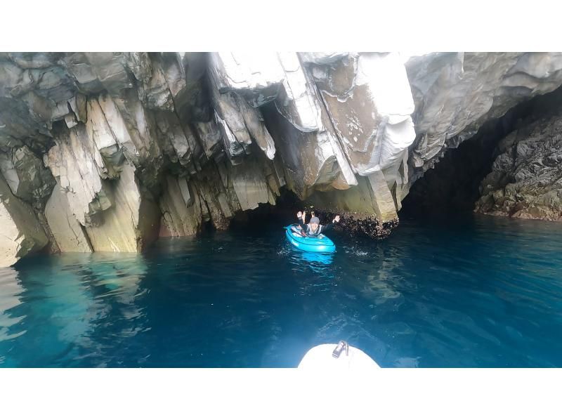 岩手県宮古市　極楽浄土SUP浄土ヶ浜　SUP体験〜初心者から上級者まで対応　お子様も一緒に親子SUP可。綺麗で透明度の高い海をクルージングの紹介画像