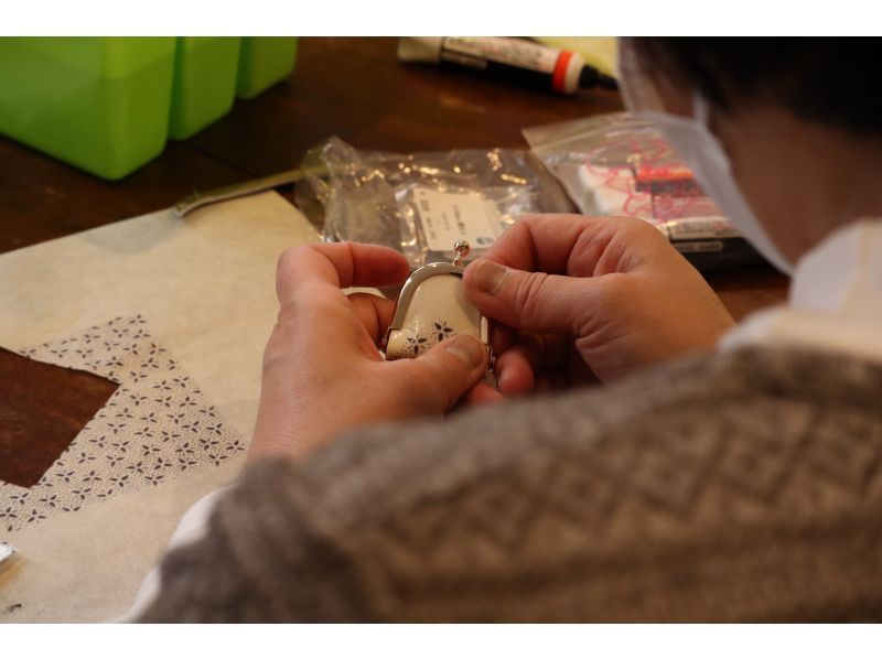 【東京・かっぱ橋】ニッポンの布・紙でつくる縫わないがま口の紹介画像