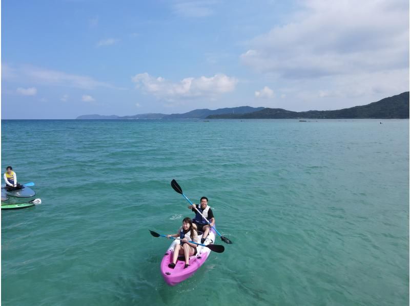 奄美大島【当日予約可能】シーカヤック（60分）★口コミ投稿でドローン空撮動画等写真の無料プレゼントあり★の紹介画像