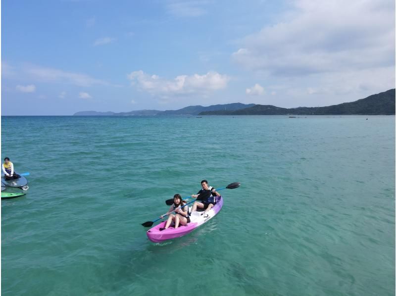 奄美大島【当日予約可能】シーカヤック（60分）★口コミ投稿でドローン空撮動画等写真の無料プレゼントあり★の紹介画像
