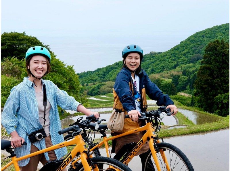 [新潟/佐渡]體驗佐渡島的自然風光！出租自行車1日計劃の紹介画像