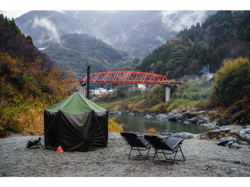 [Shikoku/Yoshinogawa] Kochi Yoshinogawa Sauna Tent SAVOTTA Rental 1 set limited charterの紹介画像