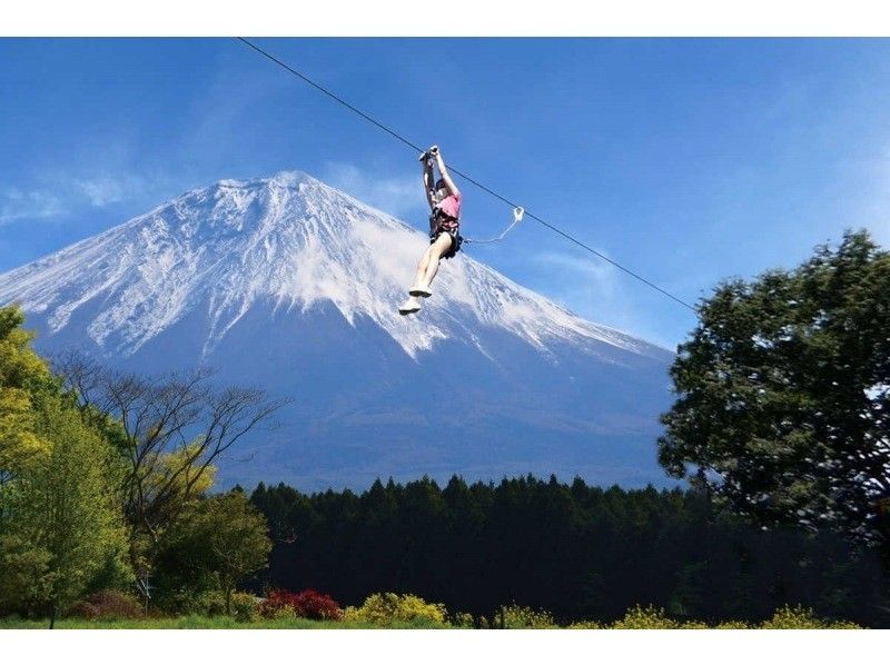 [静冈/富士宫]推荐给家庭！可以与动物互动的营地！可以欣赏富士山壮丽景色的“富士见景点”～日营计划～の紹介画像