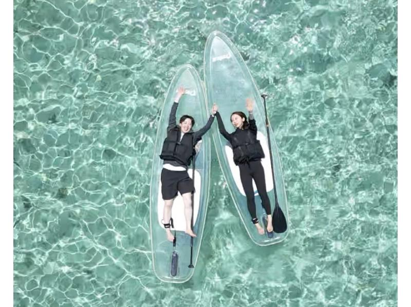 Planned to be held at Okinawa's most beautiful beach! Clear SUP with drone aerial photography★ [Okinawa's No. 1 Clear SUP Shop] The best photogenic experience and unlimited footage [Nakijin]の紹介画像