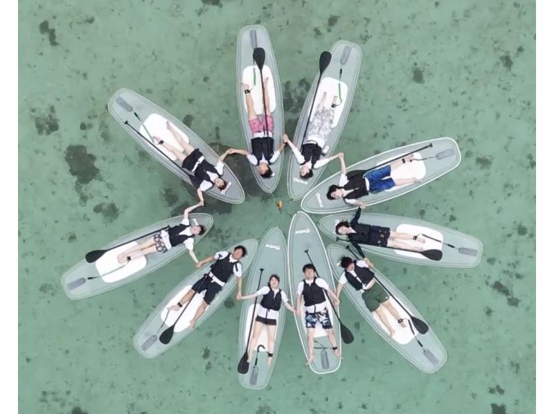Planned to be held at Okinawa's most beautiful beach! Clear SUP with drone aerial photography★ [Okinawa's No. 1 Clear SUP Shop] The best photogenic experience and unlimited footage [Nakijin]の紹介画像