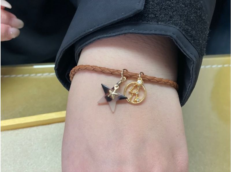 【福岡・糸島】アクセサリー制作体験  人気「革ひものブレスレット作り」初心者OK！思い出作りに♡の紹介画像