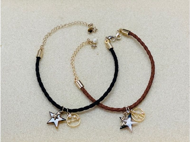 【福岡・糸島】アクセサリー制作体験  人気「革ひものブレスレット作り」初心者OK！思い出作りに♡の紹介画像