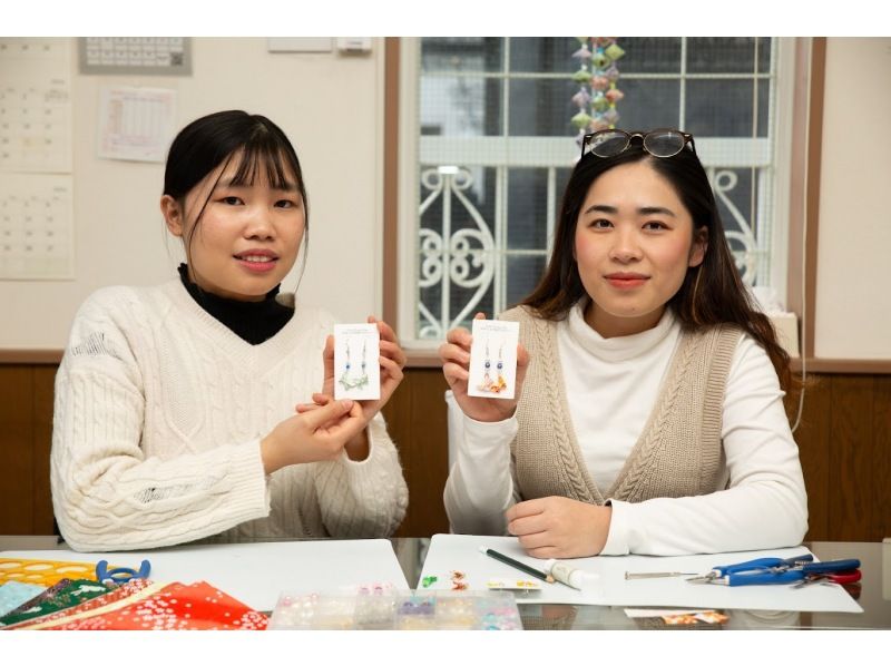 【미야기 · 센다이】 센다이 칠석 일본 종이 액세서리 만들기 체험の紹介画像