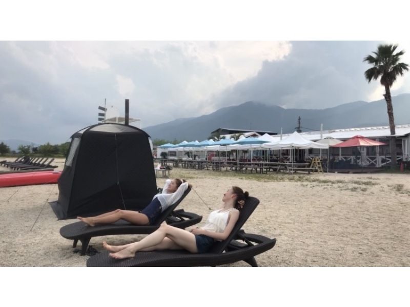 [Shiga, Otsu] [Plan for one person] Experience a tent sauna without bringing anything! Relax in the largest cold water bath in Japan! [2-hour plan]の紹介画像