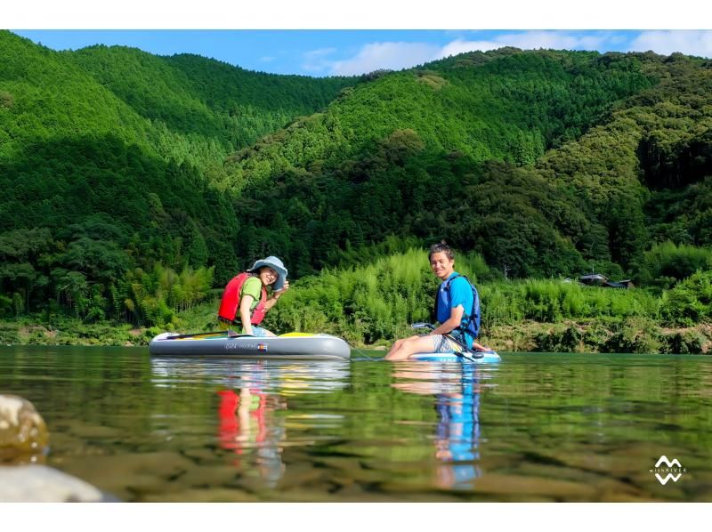 【四万十川/サップ90分（夏のみ）】写真データ無料！おてがるコースは初めてでも大丈夫♪ワンちゃんも♪の紹介画像