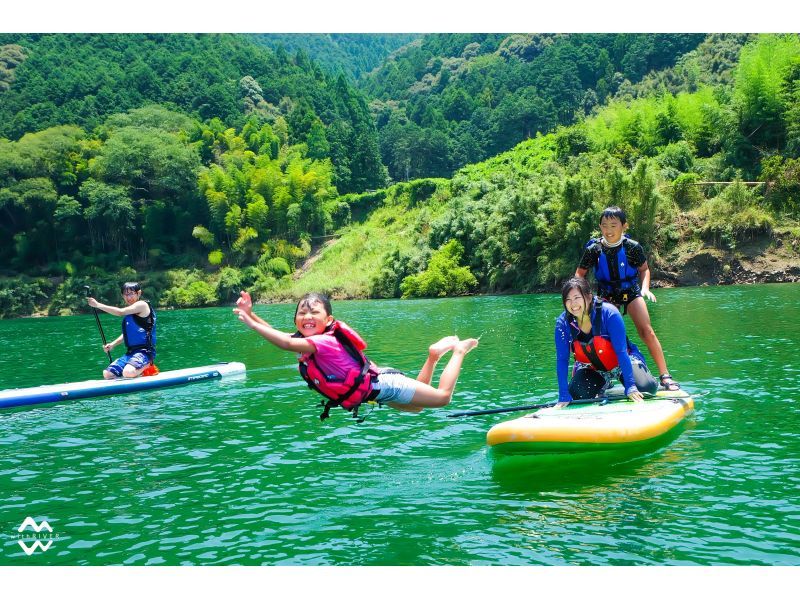 【四万十川/サップ90分（夏のみ）】写真データ無料！おてがるコースは初めてでも大丈夫♪ワンちゃんも♪の紹介画像