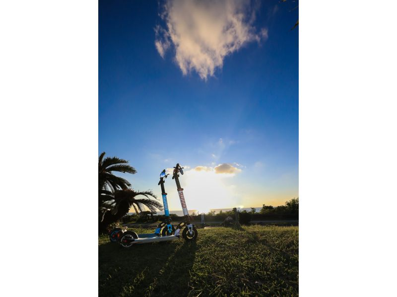 [Kouri Island] Electric kickboard guided tour! for