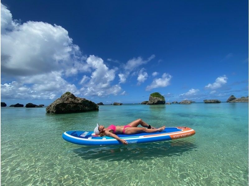 [Okinawa/Miyakojima] ☆ Beginners welcome! Half-day SUP experience in the beautiful ocean of overseas class (no need to bring anything, same-day reservations OK)の紹介画像