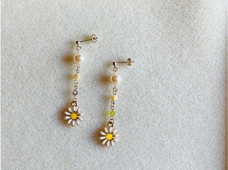 【福岡・糸島】アクセサリー制作体験  New！！「お手軽ピアス or イヤリング作り」初心者OK！思い出作りに♡の紹介画像