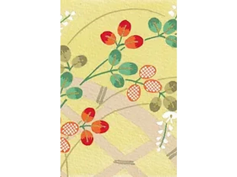 [Kyoto/ Higashiyama Ward] Japanese traditional pattern Postcard production experience "Beginner course" Near Kiyomizu-dera, come empty-handed!の紹介画像