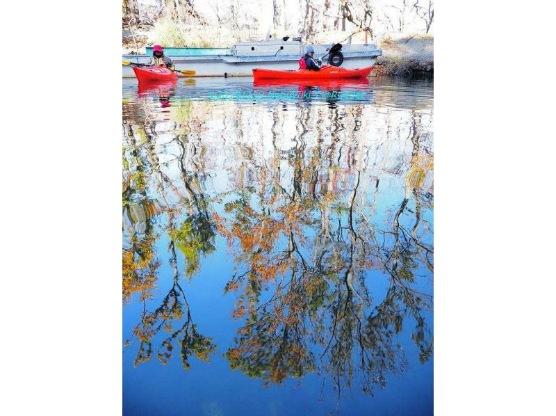 【滋賀・奥琵琶湖】奥琵琶湖の紅葉を楽しむ！大浦湾・奥出湾カヌー体験ツア（半日・午前）の紹介画像