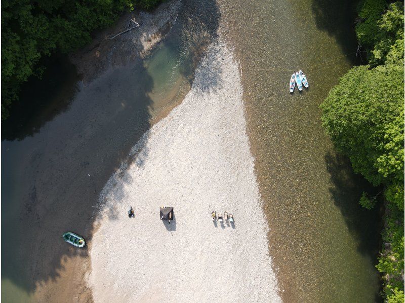 [北海道・札幌・定山渓] 癒しの空間で心と身体を“ととのえる”～サップ&テントサウナツアー～焚き火＆焼きマシュマロ付き)の紹介画像