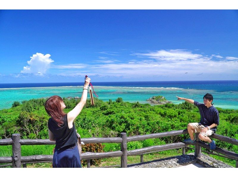 秘境ミステリーフォトツアー☆手つかずの屋良部半島＆川平湾巡り☆冒険の始まり！人気スポット＆絶景テラスで美景を遊び尽くそう♪ミステリープラン☆の紹介画像