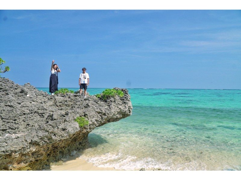 秘境ミステリーフォトツアー☆手つかずの屋良部半島＆川平湾巡り☆冒険の始まり！人気スポット＆絶景テラスで美景を遊び尽くそう♪ミステリープラン☆の紹介画像
