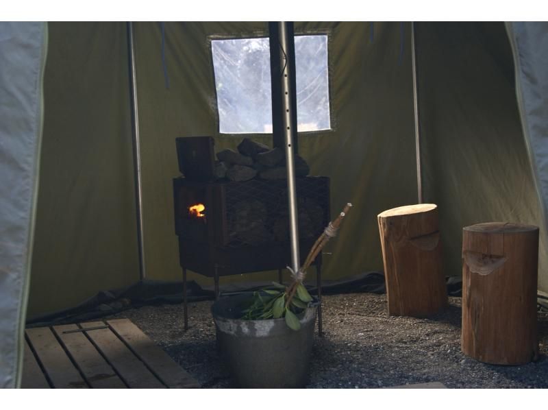 [德島縣勝浦町]讓我們在勝浦TOTONOU的最佳位置享受帳篷桑拿の紹介画像