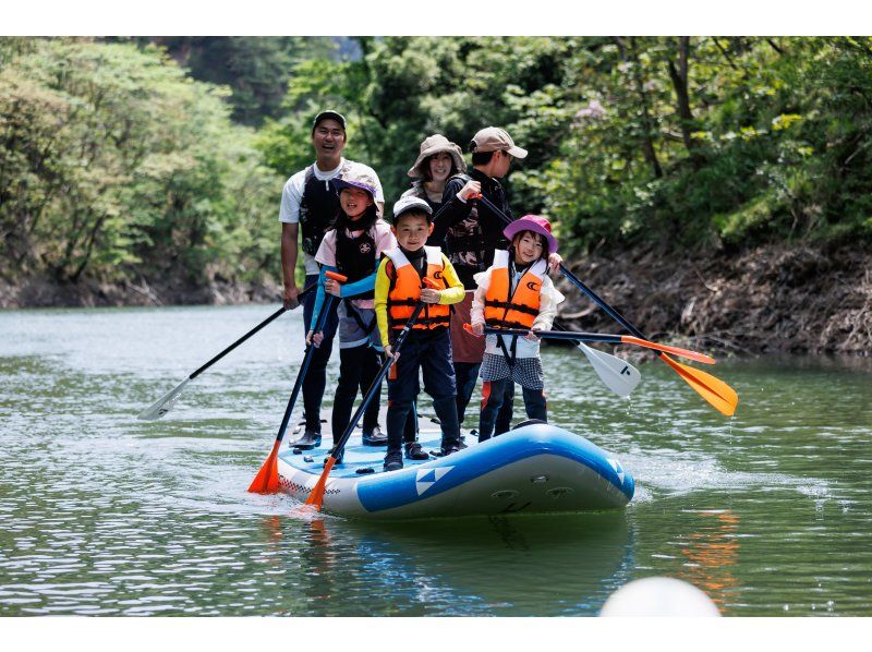 [Wakasa, Kumagawa] Adventure SUP tour at Lake Myojin 《Beginners welcome! SUP around the secluded lake!》の紹介画像