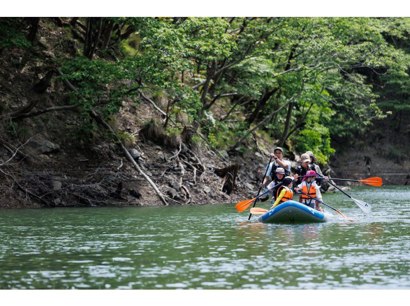 [Wakasa, Kumagawa] Adventure SUP tour at Lake Myojin 《Beginners welcome! SUP around the secluded lake!》の紹介画像