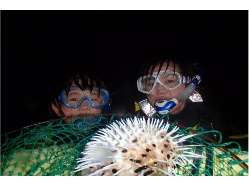 【沖縄・本部町】夜のサンゴや熱帯魚に会いに行こう！シュノーケリングナイトコースの紹介画像