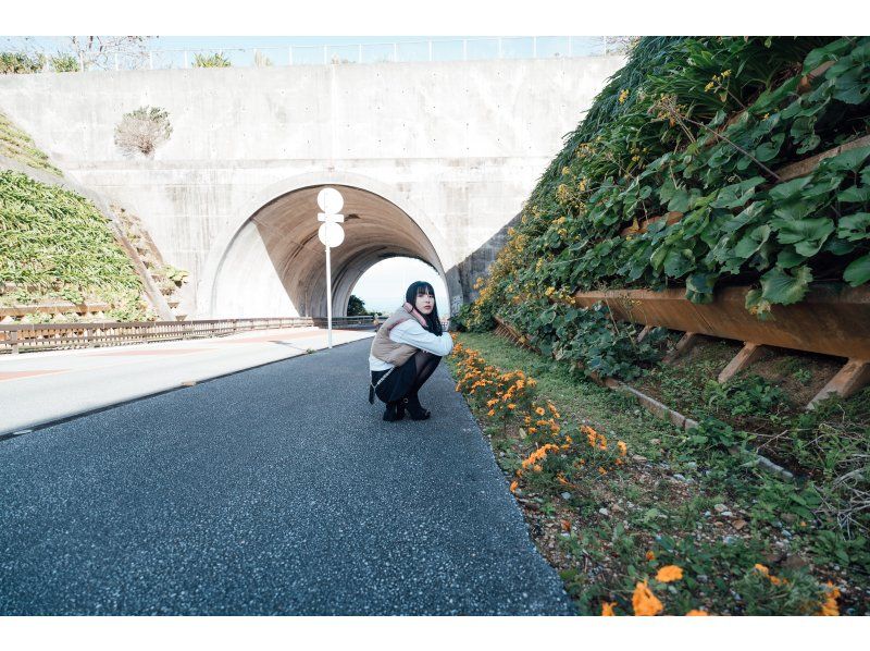 <Okinawa, Southern Chinen, Niraikanai Bridge, Ojima> Selectable photo tour in Southern の紹介画像
