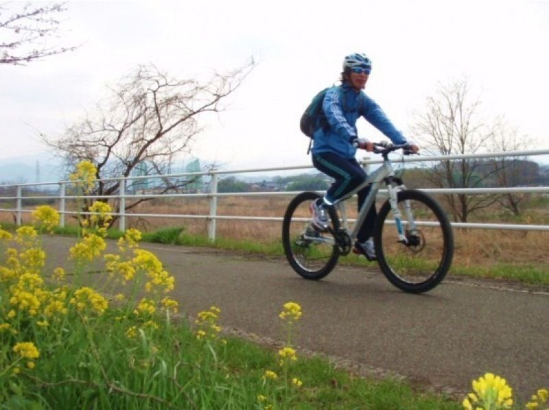 【利根川／群馬 埼玉／関東】一面の菜の花畑☆お花見サイクリング＆パックラフトカヌー ゆるやか川下り体験　☆4月上旬は桜も◎ 東京〜日帰りも有の紹介画像