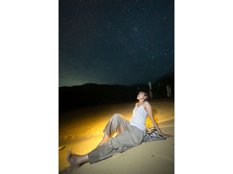 ＜Okinawa, Uruma City＞ Starry sky photo and space walk in Ikei Island or underwater road + Hamahiga ☆彡 Families and couples welcome ☆彡 Same-day reservations OK after consulting with the weatherの紹介画像