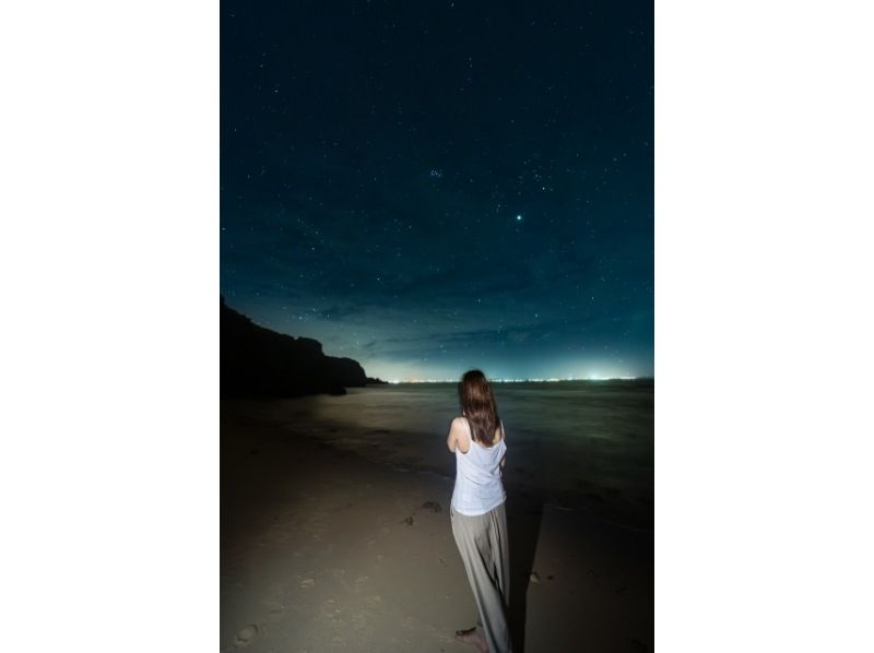 ＜Okinawa, Uruma City＞ Starry sky photo and space walk in Ikei Island or underwater road + Hamahiga ☆彡 Families and couples welcome ☆彡 Same-day reservations OK after consulting with the weatherの紹介画像