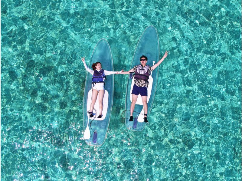 ☆ウミガメ遭遇率99.9%☆《クリアサップ＆シュノーケル》大人気2時間プラン(^^)vドローン撮影＆水中撮影無料♡の紹介画像