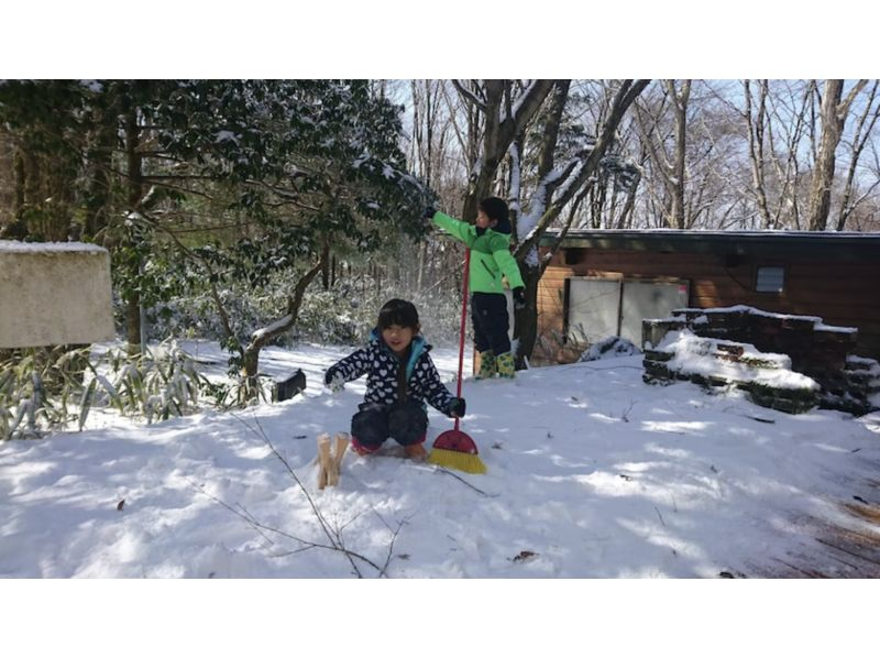 [From Chofu, Tokyo] snowboarding class for children, playing in the snow @Fujiten